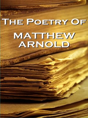 cover image of The Poetry of Matthew Arnold